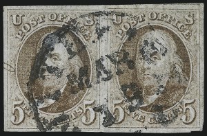 Sale 930, Lot 1321, 1847 Issue (Scott 1-2)