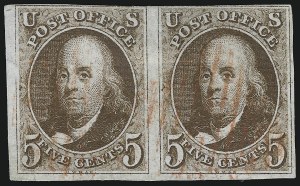 Sale 930, Lot 1330, 1847 Issue (Scott 1-2)