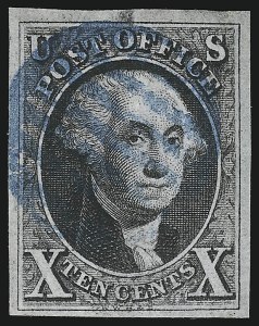 Sale 930, Lot 1347, 1847 Issue (Scott 1-2)