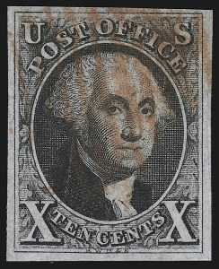 Sale 930, Lot 1348, 1847 Issue (Scott 1-2)