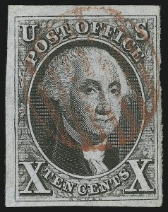 Sale 930, Lot 1350, 1847 Issue (Scott 1-2)