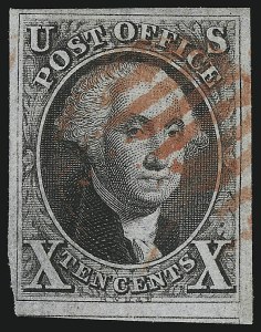 Sale 930, Lot 1355, 1847 Issue (Scott 1-2)
