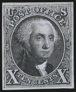 Sale 930, Lot 1363, 1875 Reproduction of 1847 Issue (Scott 3-4)
