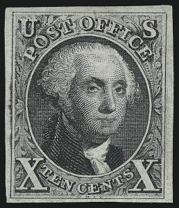 Sale 930, Lot 1364, 1875 Reproduction of 1847 Issue (Scott 3-4)