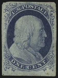 Sale 930, Lot 1386, 1851-56 Issue (Scott 5-17)