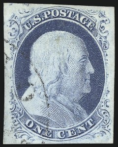 Sale 930, Lot 1392, 1851-56 Issue (Scott 5-17)