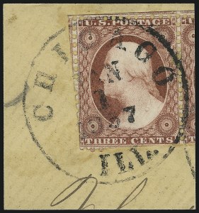 Sale 930, Lot 1413, 1851-56 Issue (Scott 5-17)