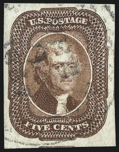 Sale 930, Lot 1421, 1851-56 Issue (Scott 5-17)