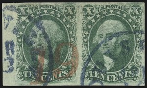 Sale 930, Lot 1469, 1851-56 Issue (Scott 5-17)