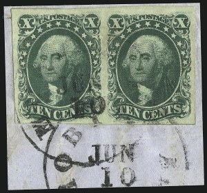 Sale 930, Lot 1470, 1851-56 Issue (Scott 5-17)