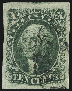 Sale 930, Lot 1474, 1851-56 Issue (Scott 5-17)