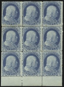 Sale 930, Lot 1493, 1857-60 Issue (Scott 18-39)
