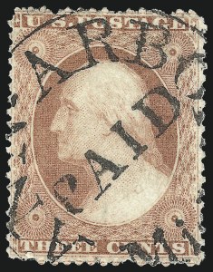 Sale 930, Lot 1526, 1857-60 Issue (Scott 18-39)