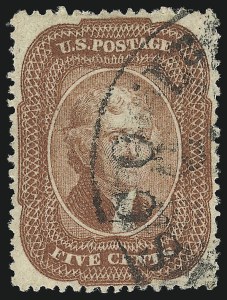 Sale 930, Lot 1531, 1857-60 Issue (Scott 18-39)