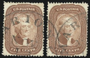 Sale 930, Lot 1535, 1857-60 Issue (Scott 18-39)