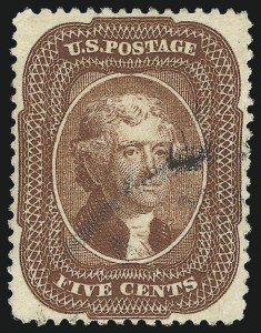 Sale 930, Lot 1537, 1857-60 Issue (Scott 18-39)