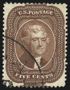 Sale 930, Lot 1546, 1857-60 Issue (Scott 18-39)