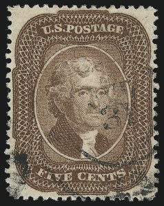 Sale 930, Lot 1549, 1857-60 Issue (Scott 18-39)