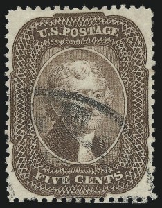 Sale 930, Lot 1551, 1857-60 Issue (Scott 18-39)