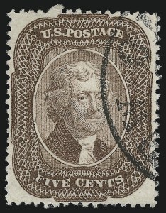 Sale 930, Lot 1552, 1857-60 Issue (Scott 18-39)