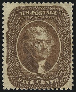 Sale 930, Lot 1557, 1857-60 Issue (Scott 18-39)