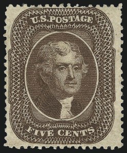 Sale 930, Lot 1564, 1857-60 Issue (Scott 18-39)
