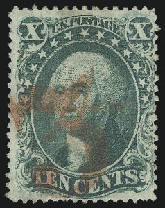 Sale 930, Lot 1592, 1857-60 Issue (Scott 18-39)