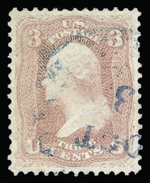 Sale 930, Lot 1672, 1861-66 Issue (Scott 56-78)