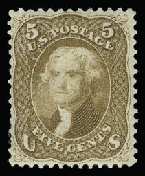 Sale 930, Lot 1689, 1861-66 Issue (Scott 56-78)