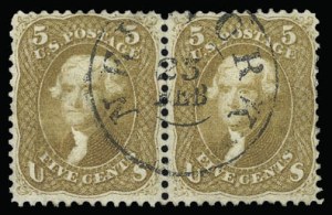 Sale 930, Lot 1697, 1861-66 Issue (Scott 56-78)