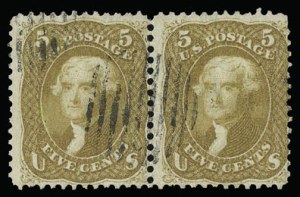 Sale 930, Lot 1698, 1861-66 Issue (Scott 56-78)