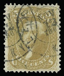 Sale 930, Lot 1702, 1861-66 Issue (Scott 56-78)
