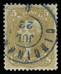 Sale 930, Lot 1706, 1861-66 Issue (Scott 56-78)