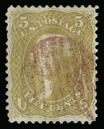 Sale 930, Lot 1708, 1861-66 Issue (Scott 56-78)