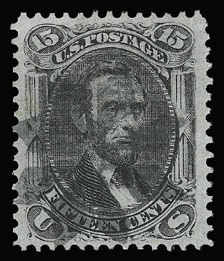Sale 930, Lot 1843, 1867-68 Grilled Issue (Scott 79-101)