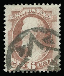 Sale 930, Lot 1990, 1870-71 National Bank Note Co. Grilled Issue (Scott 134-144)