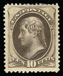 Sale 930, Lot 2071, 1879 American Bank Note Co. Issue (Scott 182-191)