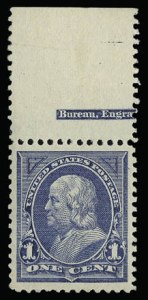 Sale 930, Lot 2215, 1894 Unwatermarked Bureau Issue (Scott 246-263)