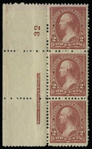 Sale 930, Lot 2218, 1894 Unwatermarked Bureau Issue (Scott 246-263)