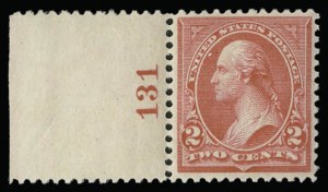 Sale 930, Lot 2220, 1894 Unwatermarked Bureau Issue (Scott 246-263)