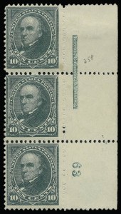 Sale 930, Lot 2235, 1894 Unwatermarked Bureau Issue (Scott 246-263)