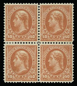 Sale 930, Lot 2240, 1894 Unwatermarked Bureau Issue (Scott 246-263)