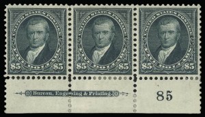 Sale 930, Lot 2277, 1895 Watermarked Bureau Issue (Scott 264-278)