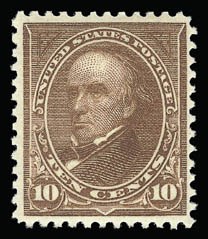 Sale 930, Lot 2284, 1897-1903 Change of Colors (Scott 279-284), 10c Brown, Ty. I (282C) Sale 930, Lot 2284, 1897-1903 Change of Colors (Scott 279-284)