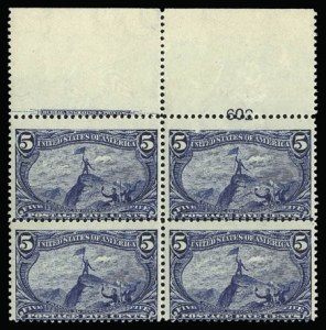 Sale 930, Lot 2297, 1898 Trans-Mississippi Issue (Scott 285-293)