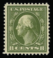 Sale 930, Lot 2437, 1910-13 Washington-Franklin Issue (Scott 374-396)