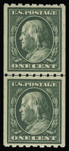 Sale 930, Lot 2441, 1910-13 Washington-Franklin Issue (Scott 374-396)