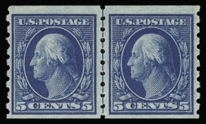 Sale 930, Lot 2456, 1910-13 Washington-Franklin Issue (Scott 374-396)