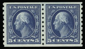 Sale 930, Lot 2457, 1910-13 Washington-Franklin Issue (Scott 374-396)