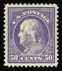 Sale 930, Lot 2501, 1912-14 Washington-Franklin Issue (Scott 405-423)